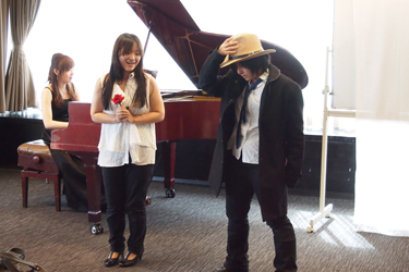 ピアニストと女優さん