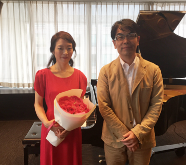 ピアニストと弊社代表取締役