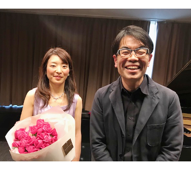 ピアニストと弊社代表取締役1