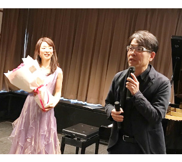 ピアニストと弊社代表取締役2