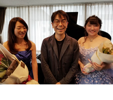 ピアニストとメゾソプラノと弊社代表取締役