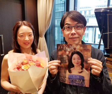 ピアニストと弊社代表取締役