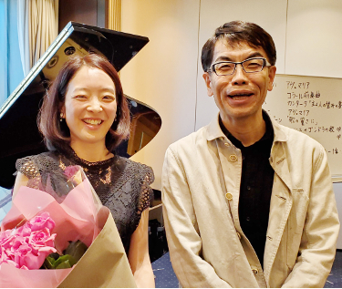 ピアニストと弊社代表取締役