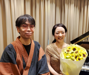 ピアニストと弊社代表取締役